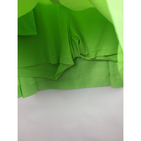 IZOD XFG Womens Athletic Golf Skort Size 10 Lime Green Slit Pockets Activewear - Picture 6 of 9